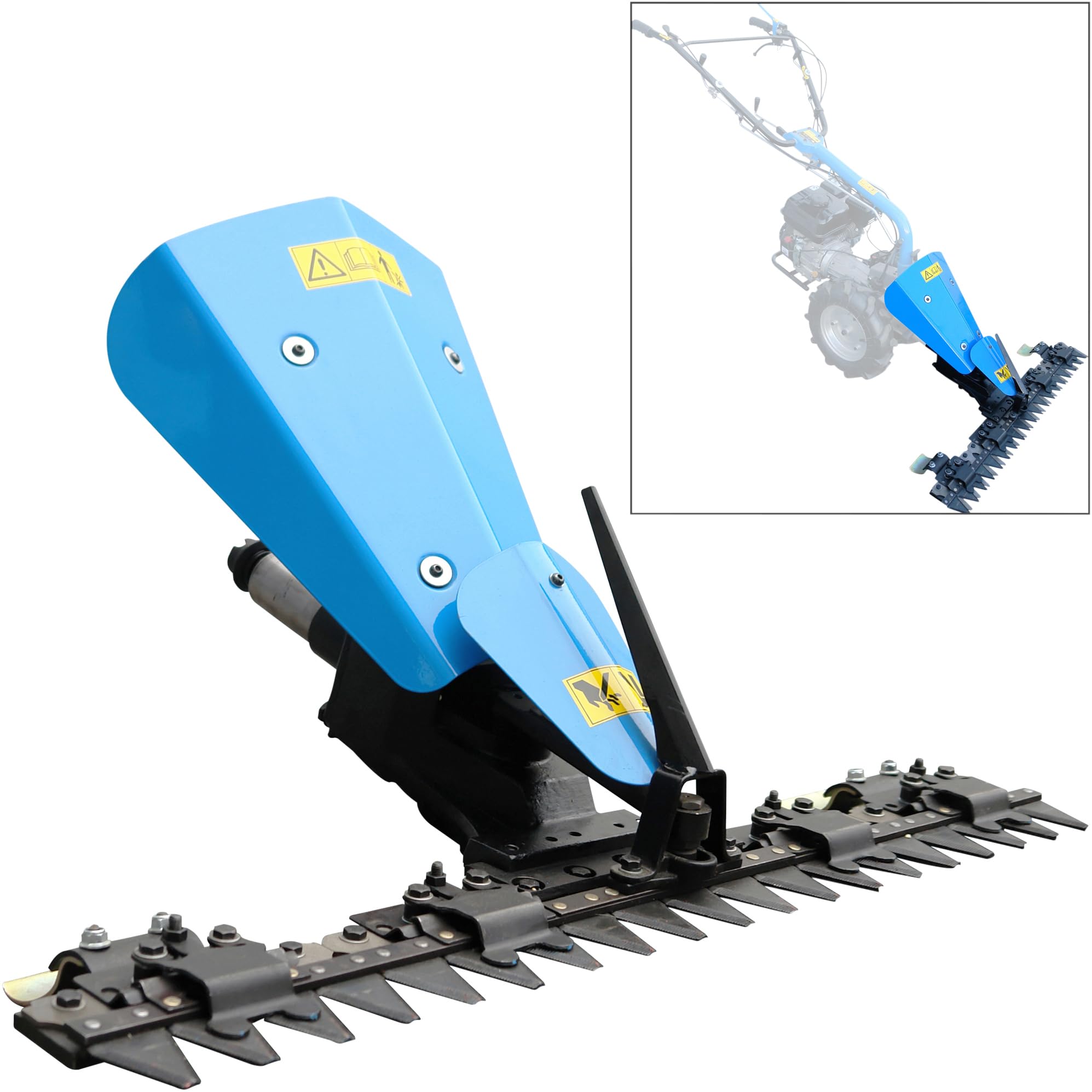 Güde 95181 GBM 970 - Cortapelos (970 mm de ancho de corte, 20-60 mm, ajuste de altura de corte para superficies de más de 2.000 m²), 152 x 98 x 151 cm