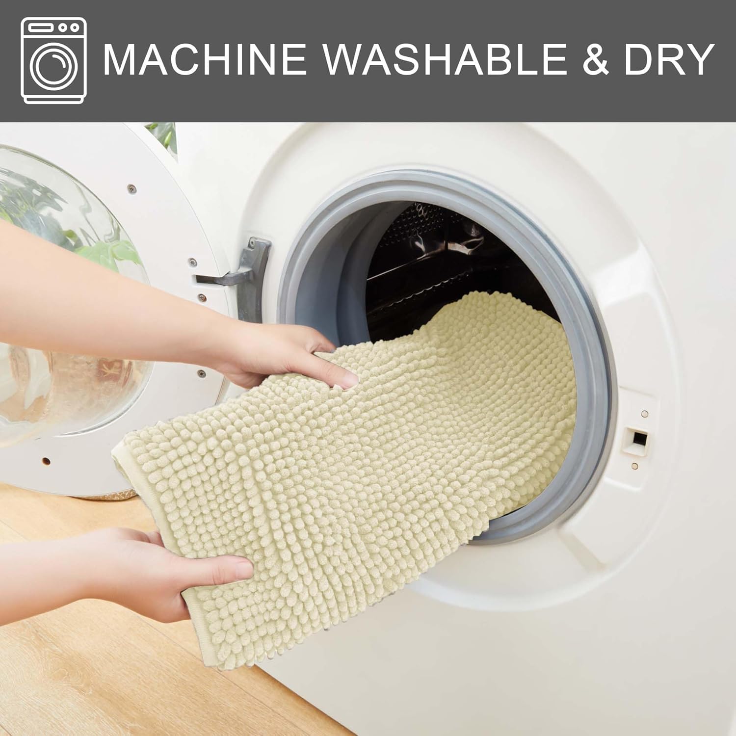 Hafaa Bath Mat Non Slip Anti Mould - Image 5
