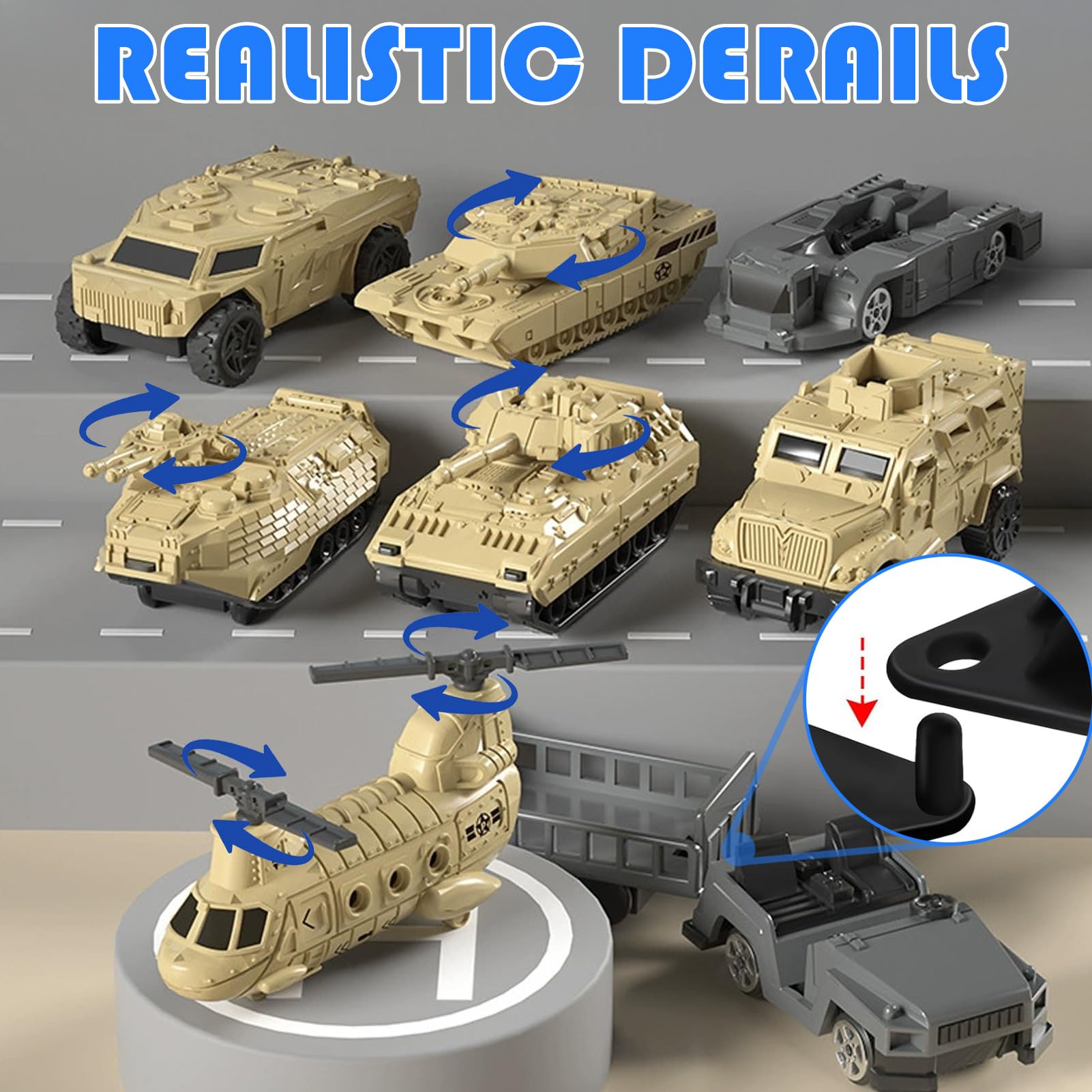 48 piezas de juguetes del ejército, avión militar jumbo, helicóptero de combate y figuras de acción de soldado, juego imaginativo y recuerdos de fiesta, juguetes STEM para niños de 3 a 12 3