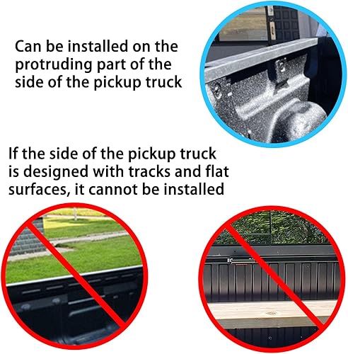 Miniatura 6 de Soporte para mástil de bandera para cama de camión, sin perforación, soporte para mástil de bandera en la cama, soporte de bandera para cama de