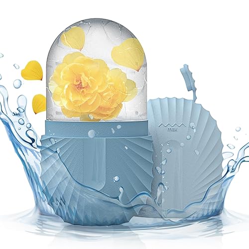 Aquuaera Rodillo facial de hielo, rodillo de hielo para cara, herramientas de cuidado de la piel de rodillo de hielo de belleza facial, bolsas de