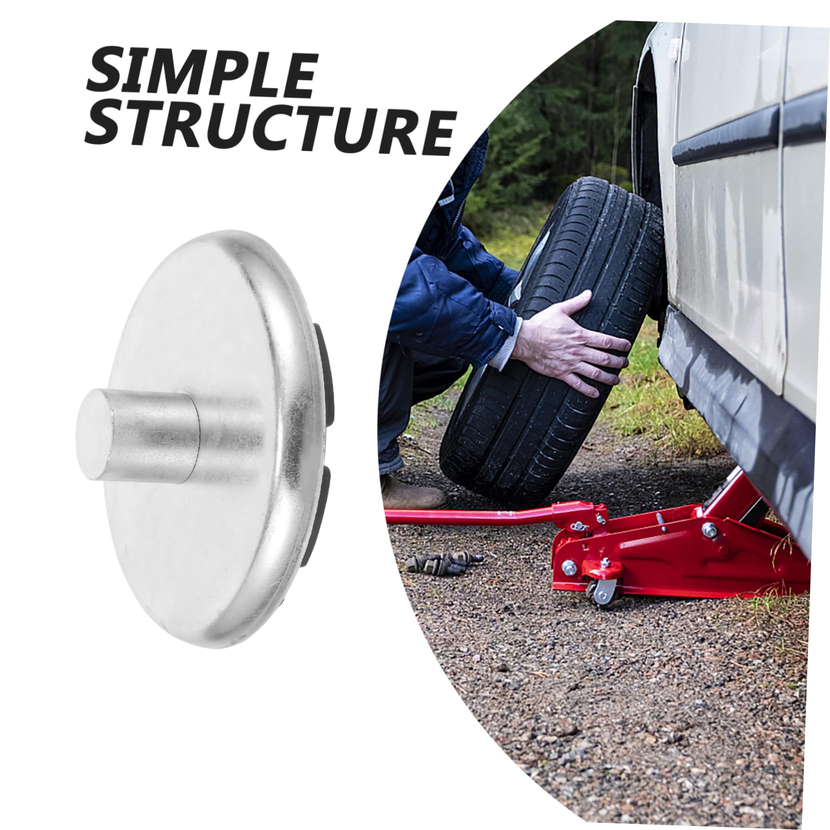 DOITOOL Jack Pad Replacement 3t/ Hydraulic Jack Lift Pad Improved Stability for Maintenance