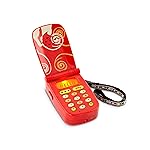 B. toys - Hellophone Red - Realistic-Looking Toddler Cellphone Replica with Engaging Audio, Bright Lights, Song Playback and Voice Recorder - Inspiring Early Learning Play - 18+ Months