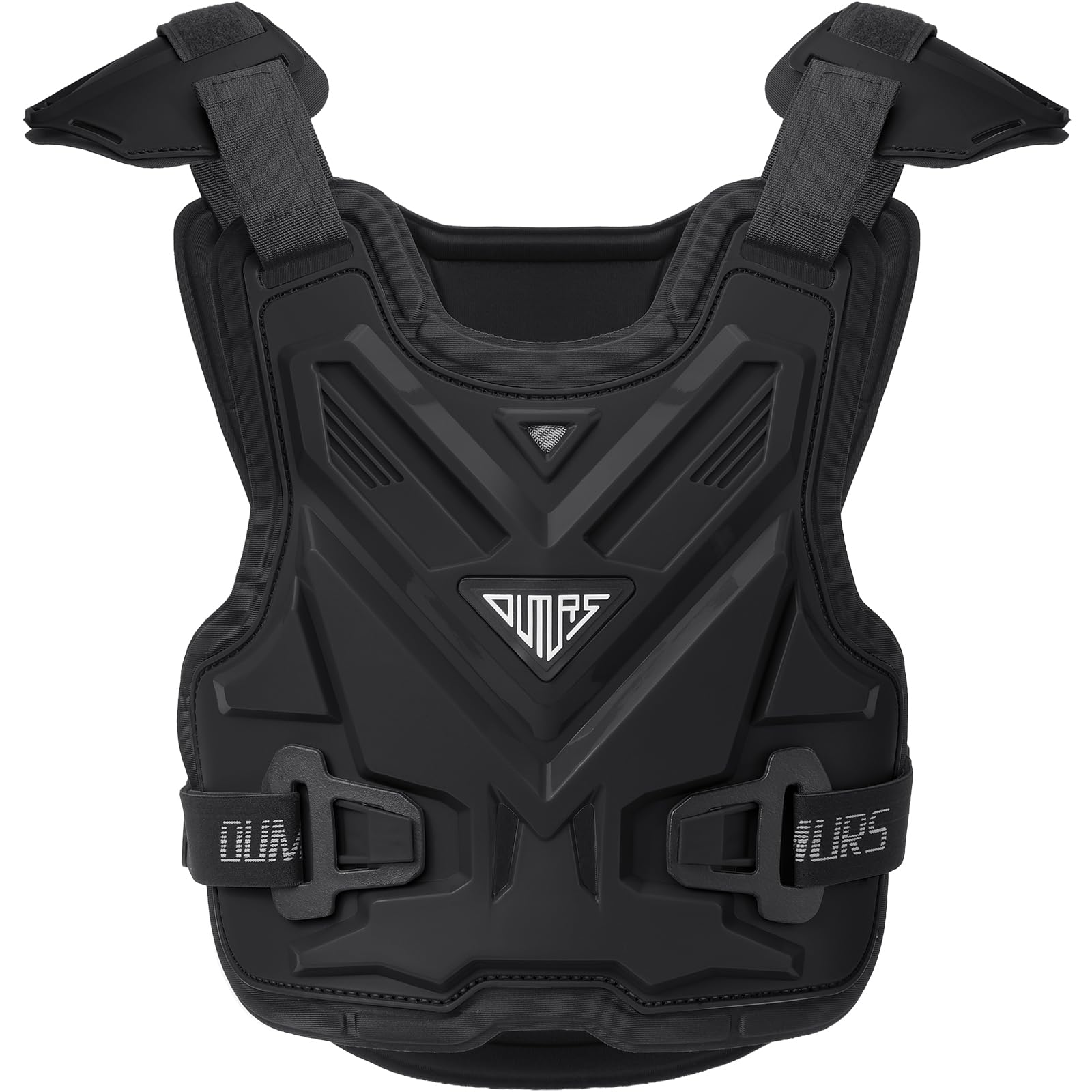Photo 1 of OUMURS Adult Off-Road Motorcycle Chest Protector, Lightweight Design with Reinforced PP Armor Plates, Breathable Motocross Protector for Dirt Bike, ATV & Skateboard Black