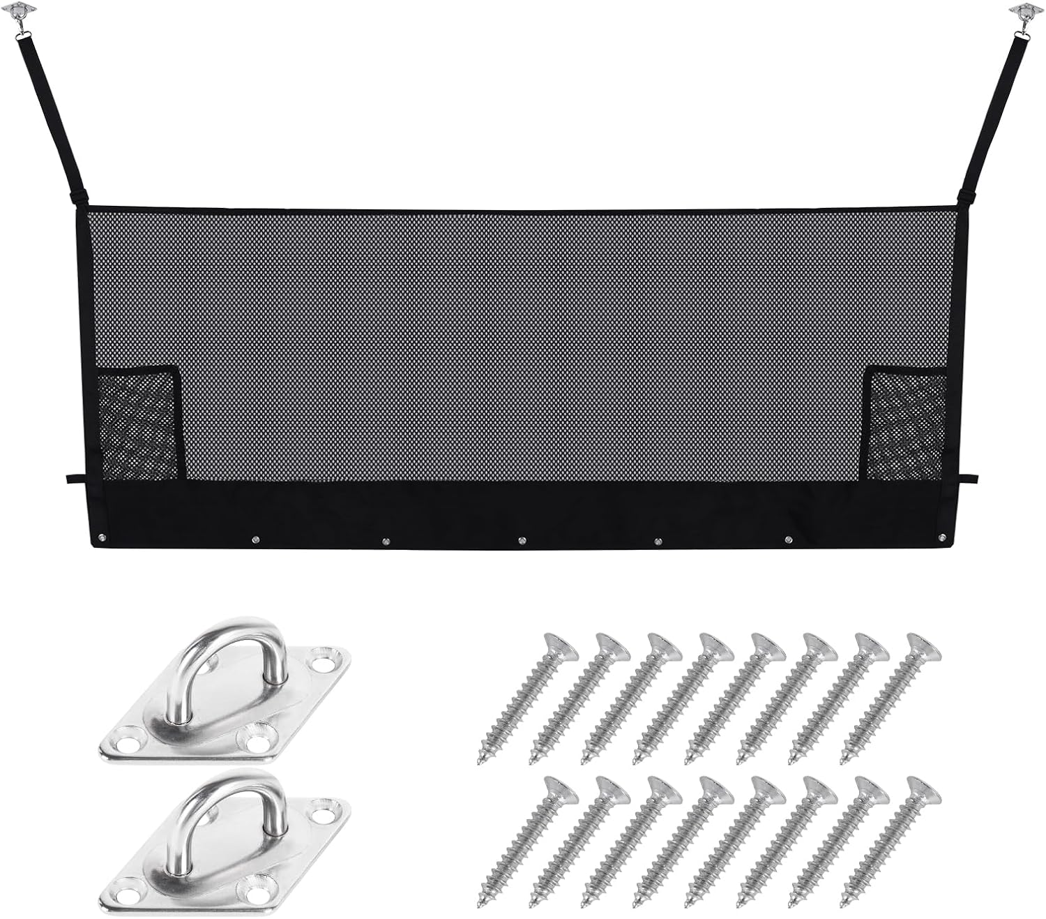 46" x 18" RV Bunk Bed Safety Net, Adjustable RV Bunks Bed Safety Net for Motor Home, Fifth Wheel,Campervans, Motorhomes, Travel Trailers