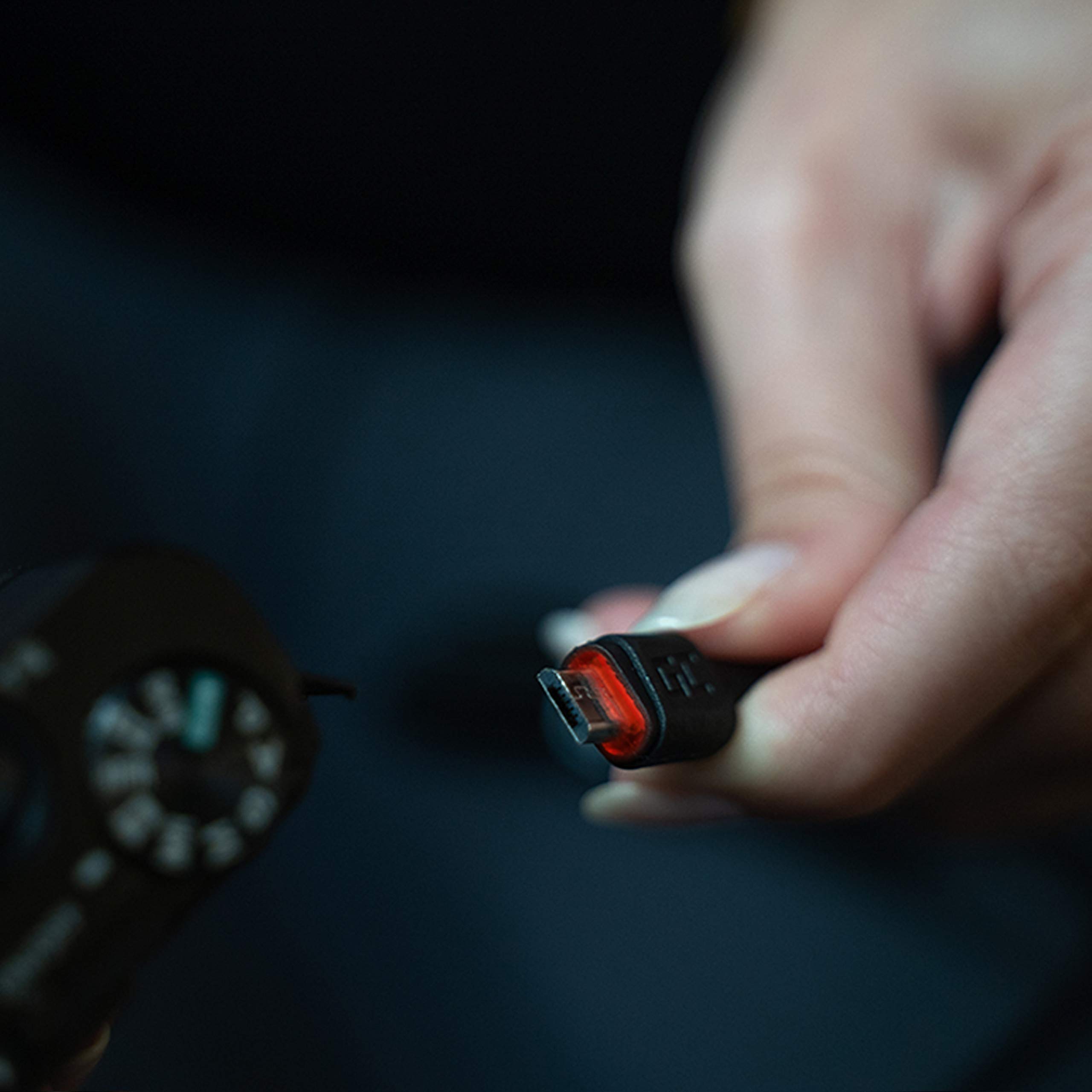 GC Ray LED | 2m Micro USB Oplot nylonowy Kabel Przewód High Speed Data&Sync z Szybkie Ładowanie Quick Charge 3.0 do Samsung, Xiaomi, Huawei, Nexus, LG, Motorola, Smartfonów z Androidem i innych