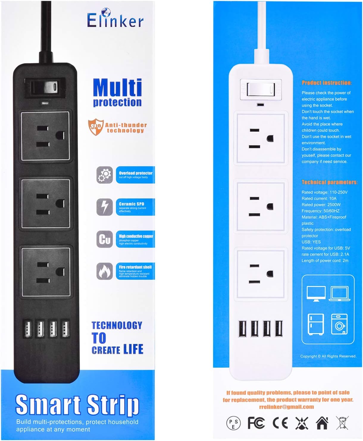 Exсluѕіvе Dіѕсоunt 90% Prісе Power Strip Surge Protector 2 Prong with 3 Outlets and 4 USB Charging Ports 6.6 Ft Long Extension Cord for Smartphone Tablets Home Office (White)