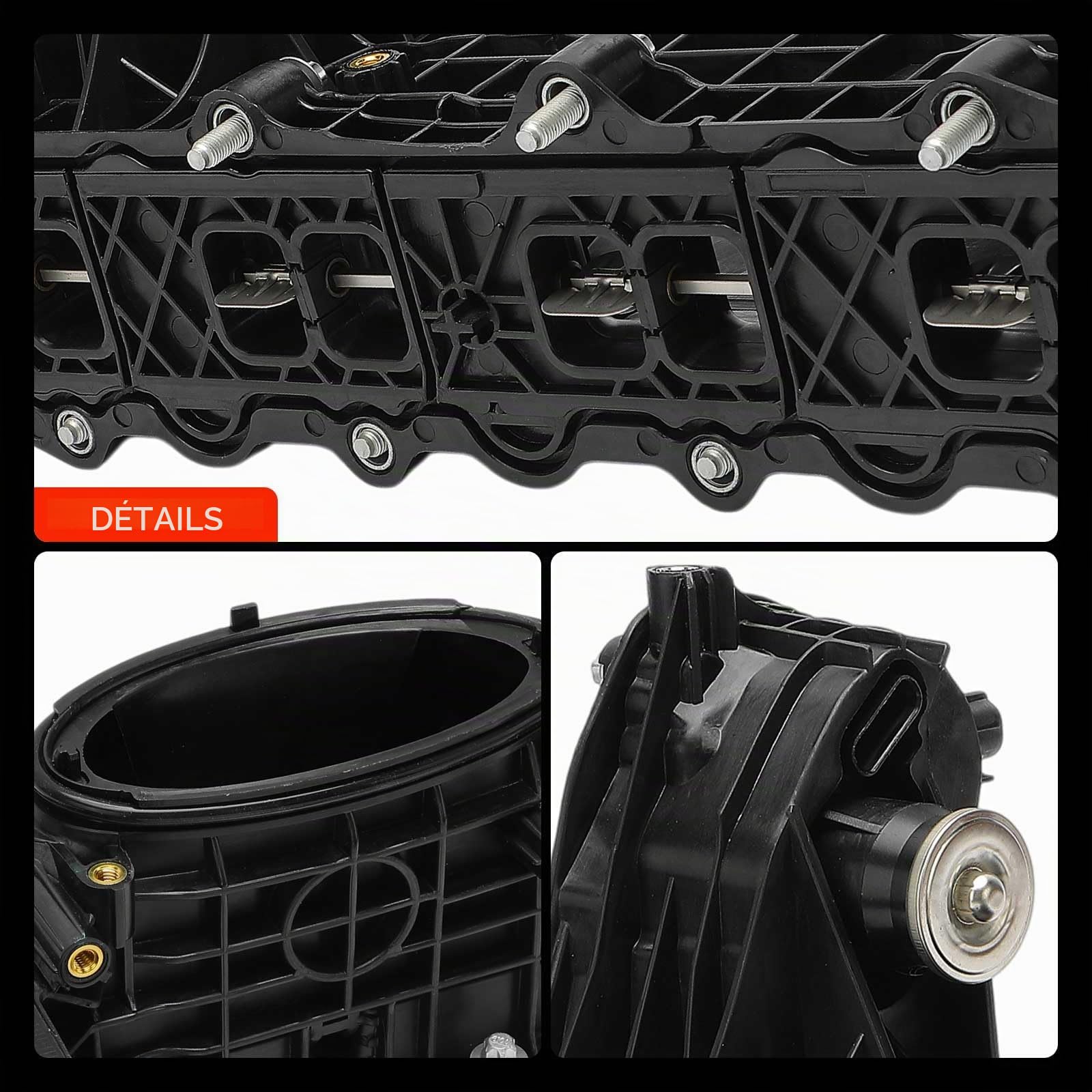Frankberg Système d'admission, collecteur d'admission, volet d'air Actia | Compatible avec: Classe S V222 W222 X222, GLC X253, Sprinter 35-T Boîte B906, Classe M W166, Autobus Sprinter 35-T B907
