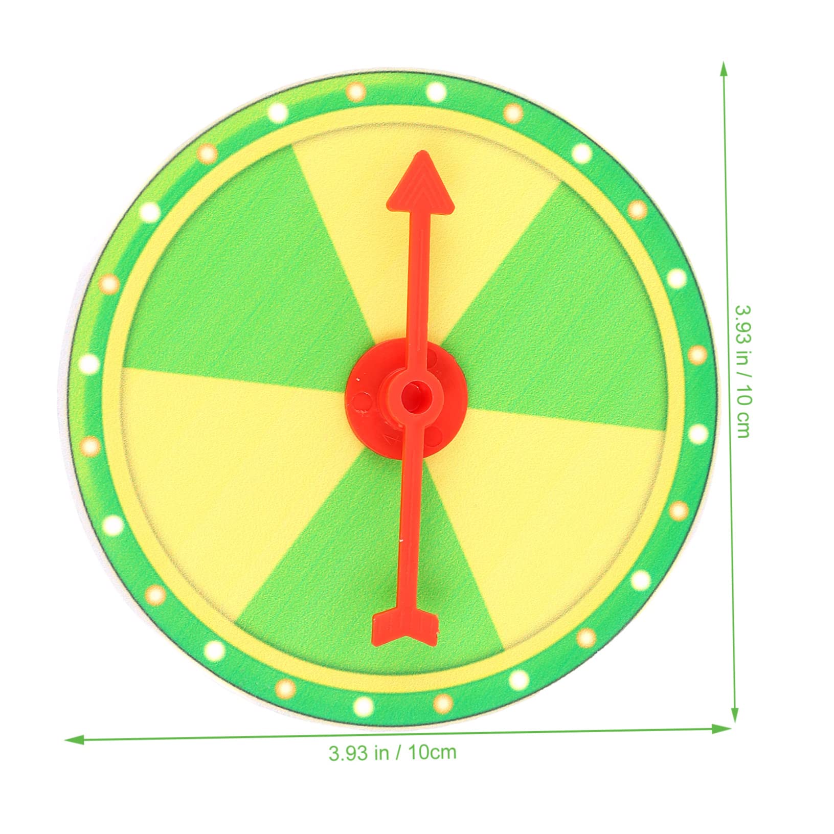 HANABASS 1Set Funny Hanging Prize Wheel Small Prize Wheel for Party Use Turntable and Teaching Activity Prop for Raffles Games and Events