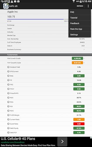 Stock Value Analyzer Lite