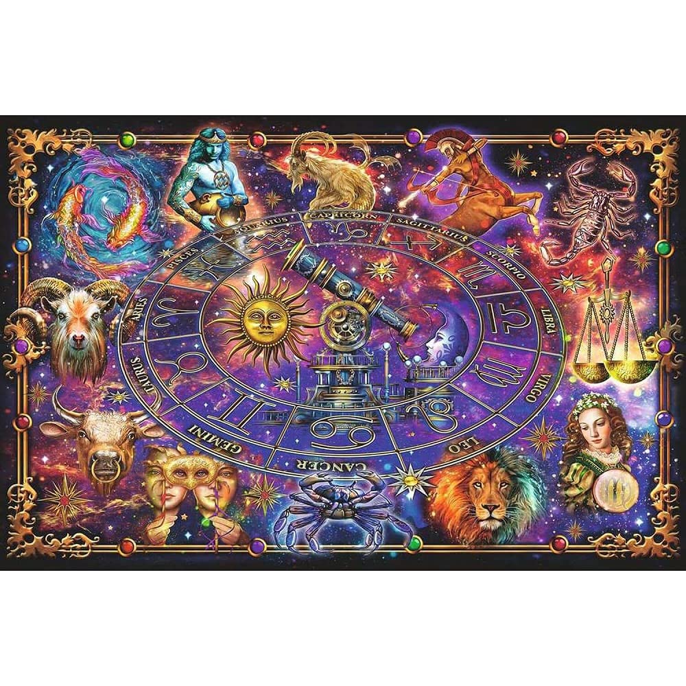 Ravensburger Puzzle 16718 - Sternzeichen - 3000 Teile Puzzle & Ravensburger Roll Your Puzzle XXL - Puzzlematte für Puzzles mit bis zu 3000 Teilen, Puzzleunterlage zum Rollen