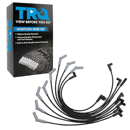 Miniatura 190 de TRQ Juego de cables de bujía de encendido del motor para Ford F250 F350 Super Duty V8 6.2L nuevo