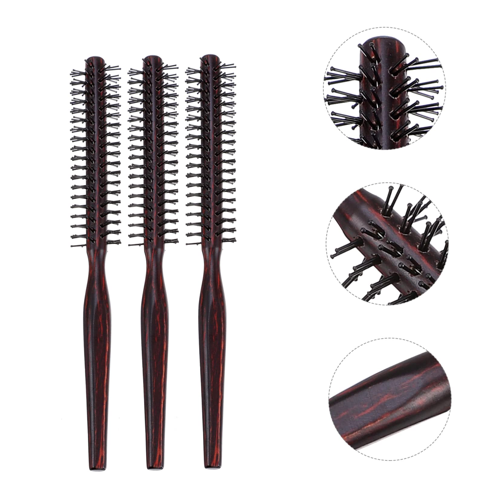 minkissy 9stücke Teiliges -haarkämmen Runde Haarbürste Für Styling Und Pflege Für Lockiges Haar Ergonomisches Design Für Angenehme Handhabung