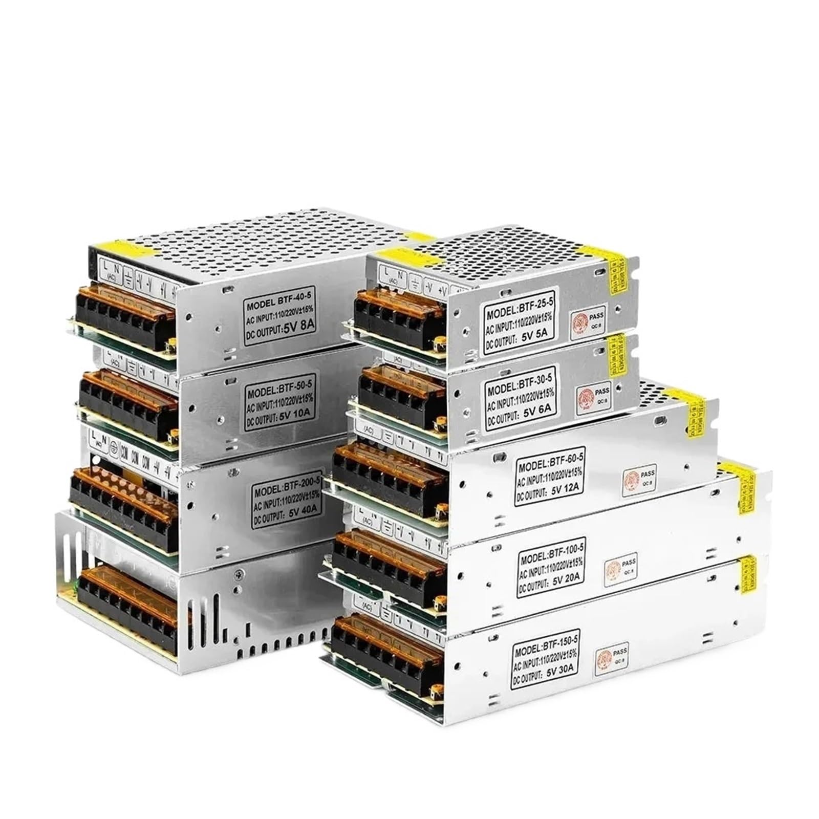 Alimentation 12V 5A transformateur source de courant pour ruban LED