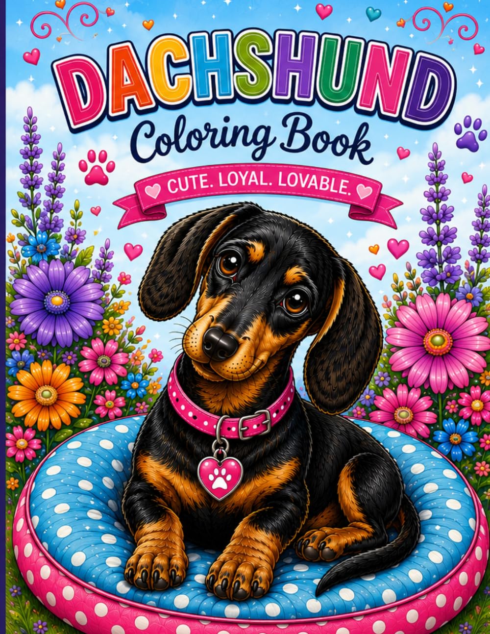 Dachshund Coloring Book