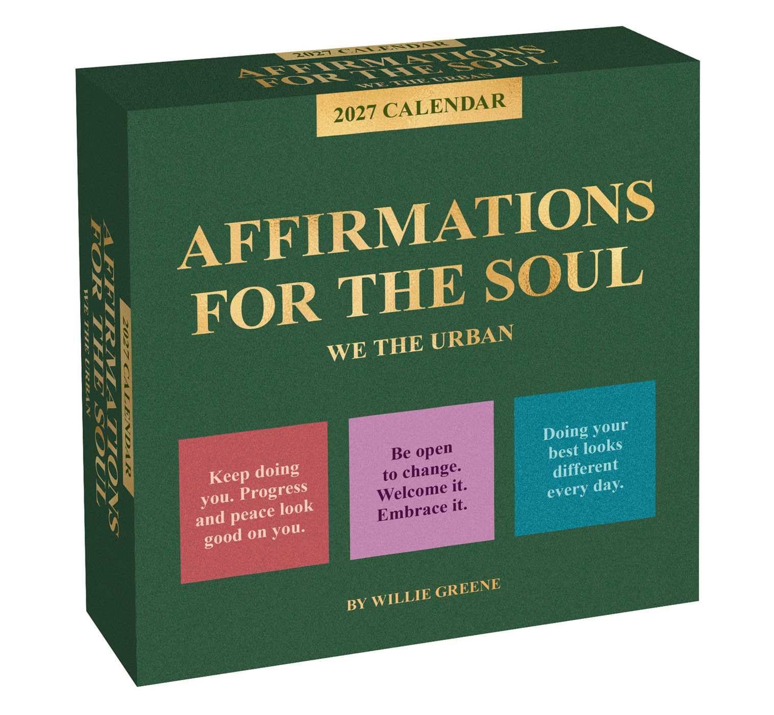We the Urban 2027 Day-to-Day Calendar: Affirmations for the Soul