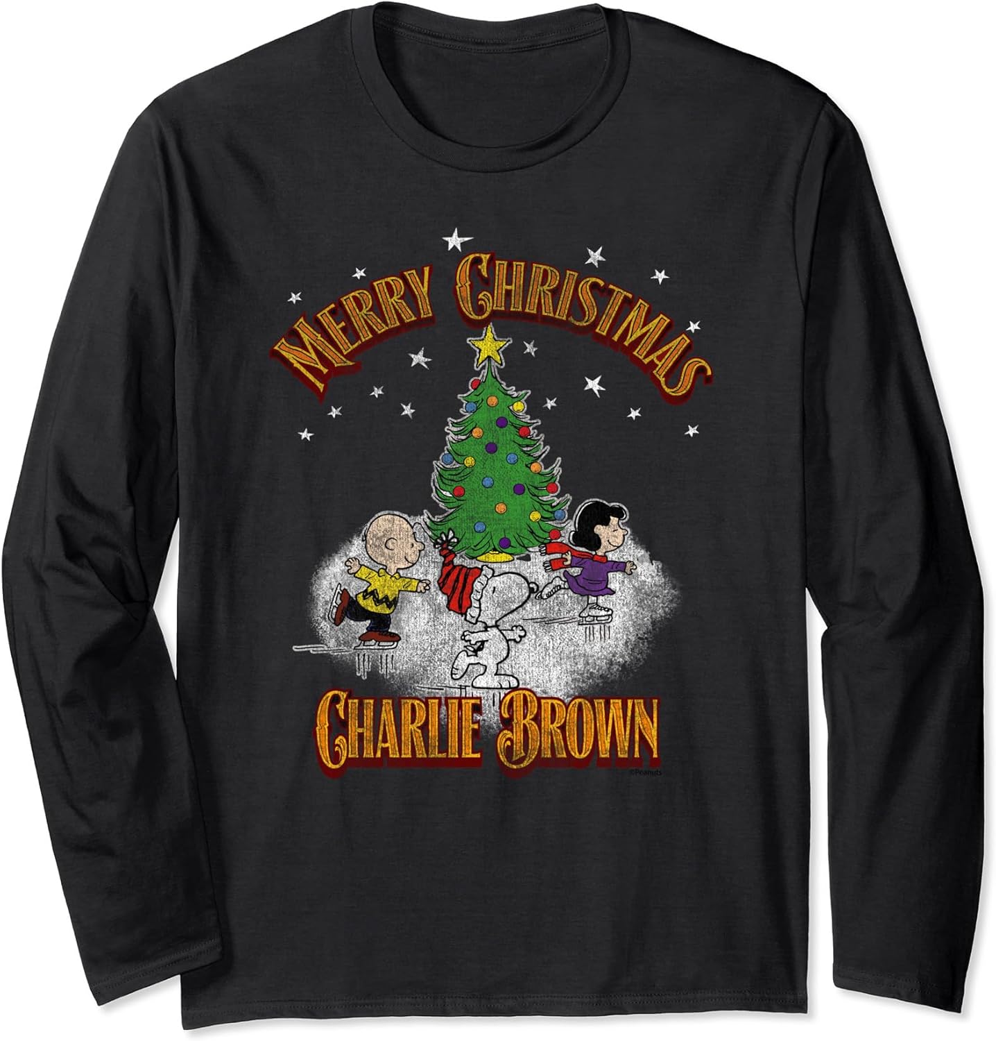 Snoopy Charlie Brown Christmas Long Sleeve T Long Sleeve T-Shirt