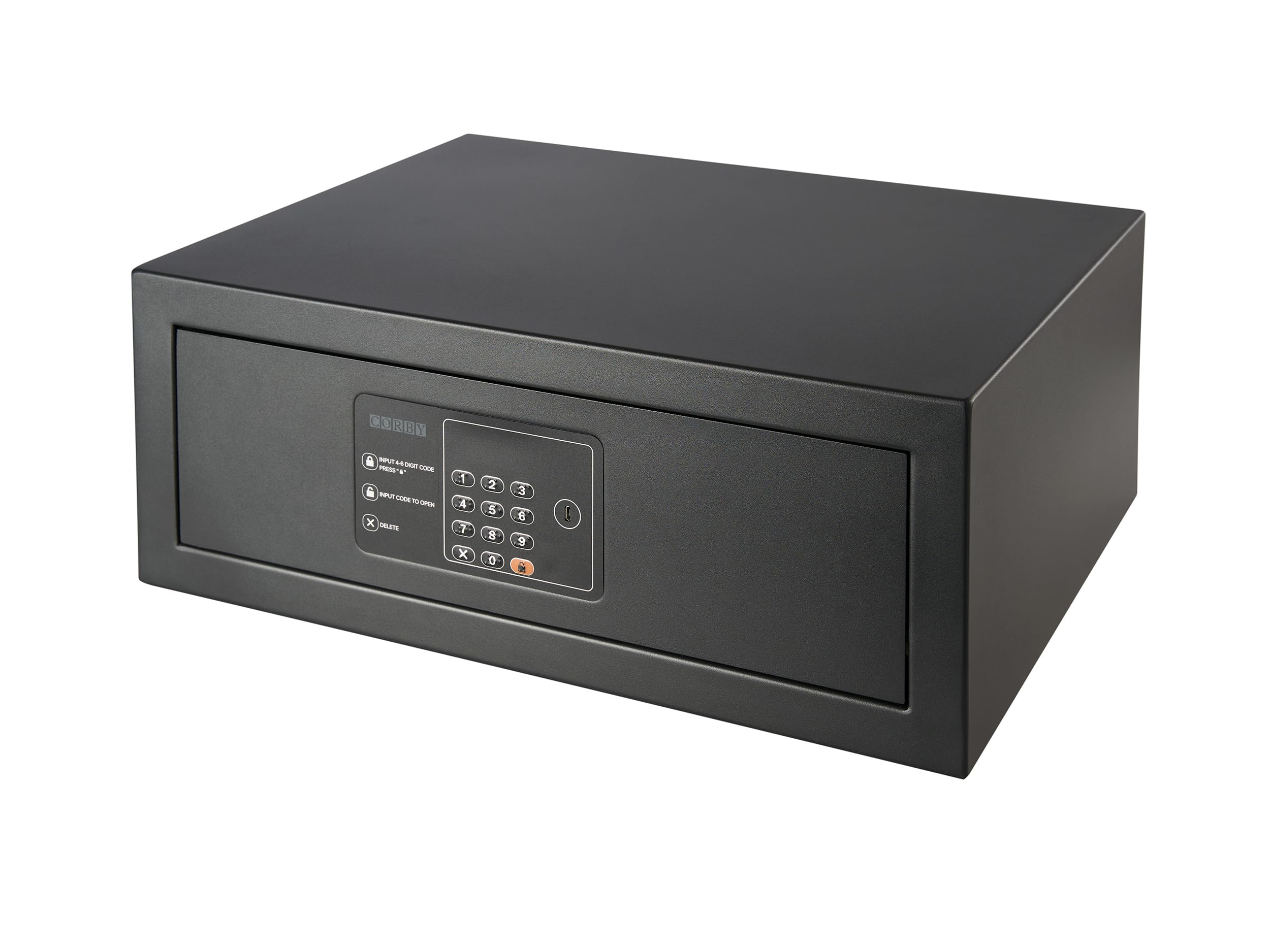 Corby Westminster 17 Zoll Digitaler Laptopsafe in Schwarz