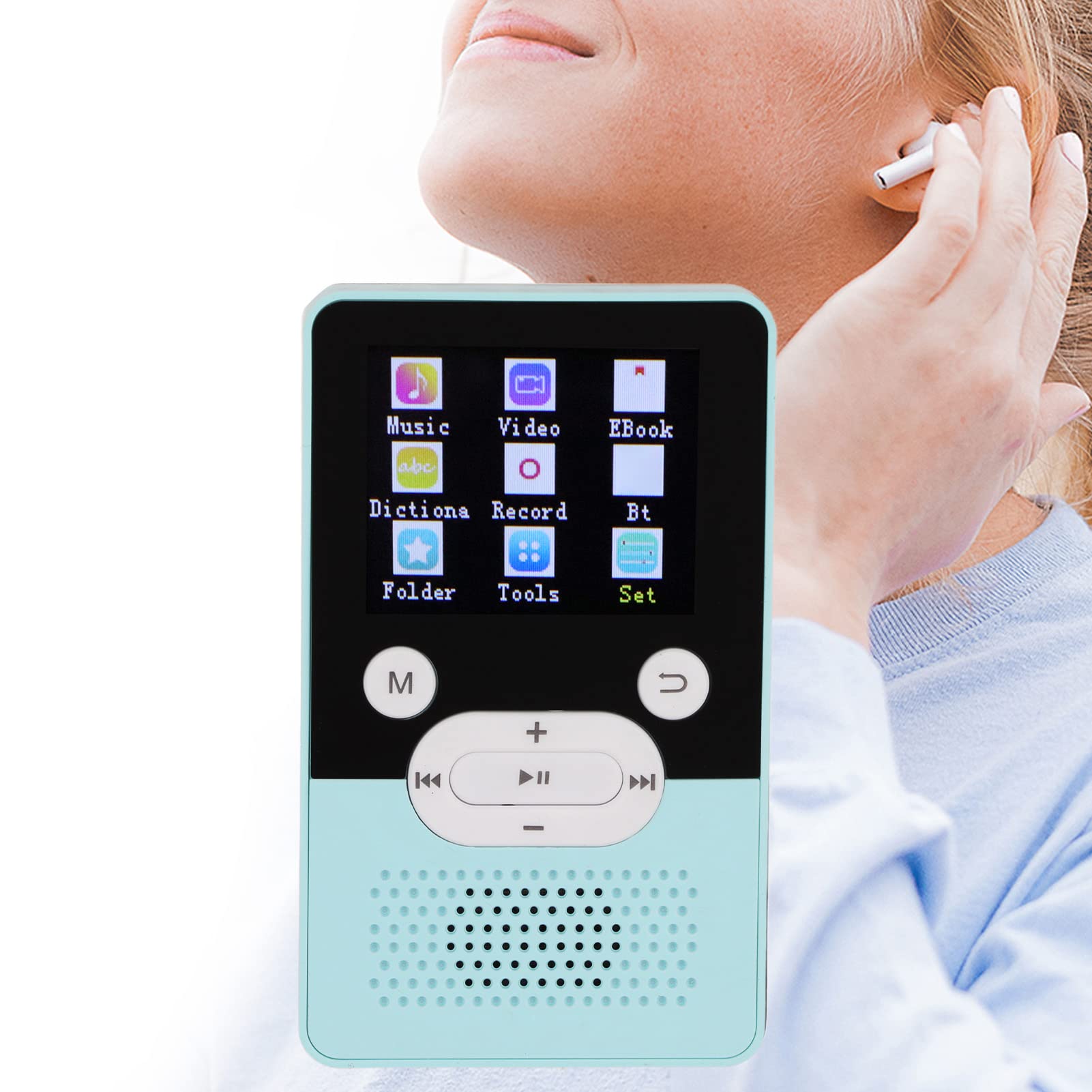 Lecteur MP4 avec Bluetooth, écran Couleur 1,8 Pouces (16 GB)