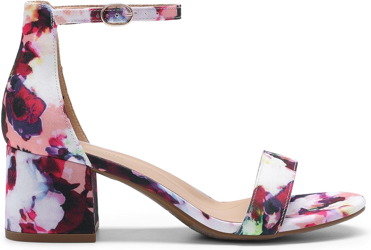 DREAM PAIRS Womens Low-Chunk Low Heel Pump Sandal - Image 3