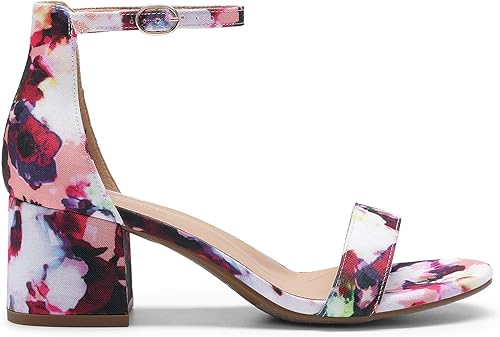 Miniatura 2 de DREAM PAIRS - Sandalias de tacón ancho y bajo para mujer