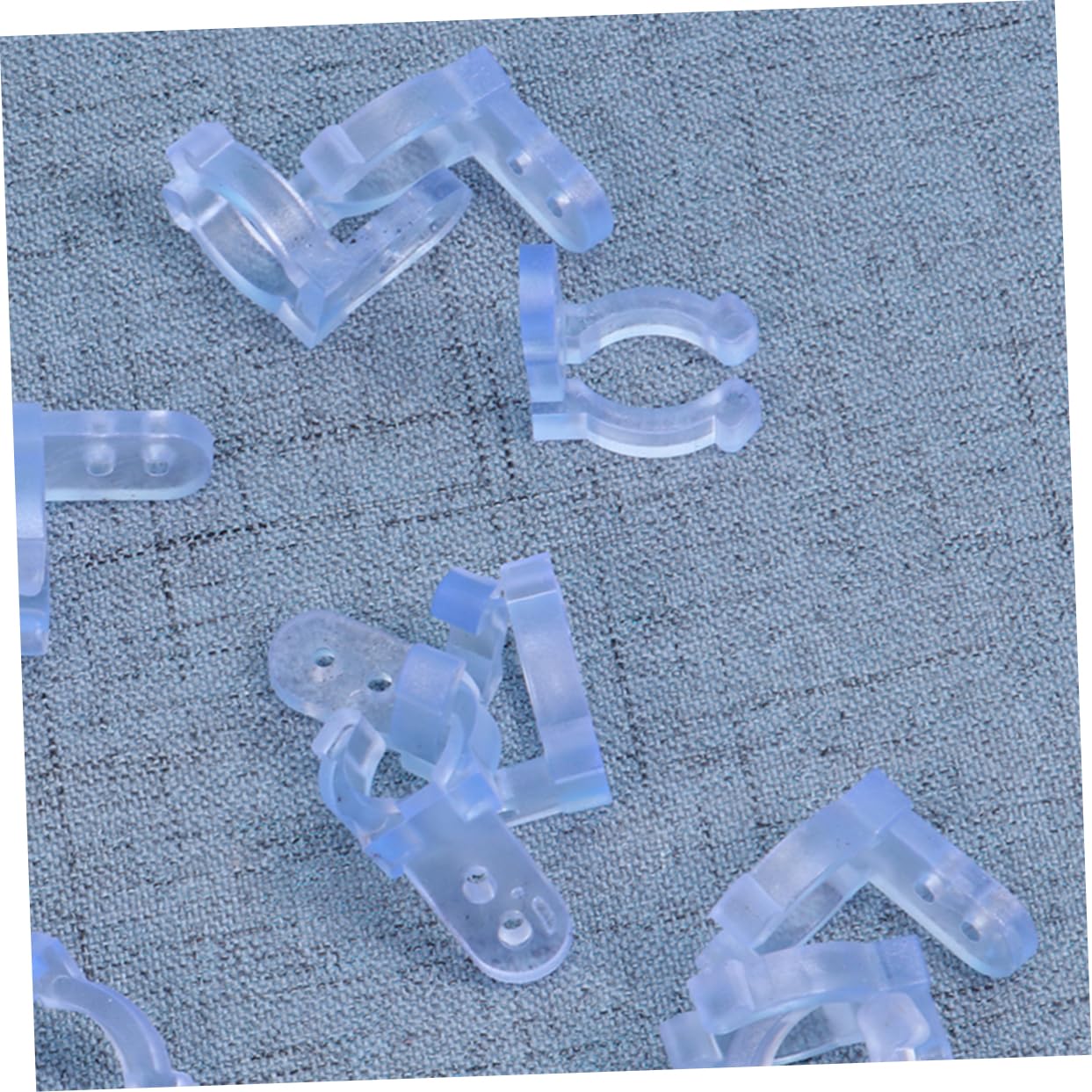 SOLUSTRE 50pezzi Clip Per Luci Corda Led In Pvc Trasparente Per - Foto 11