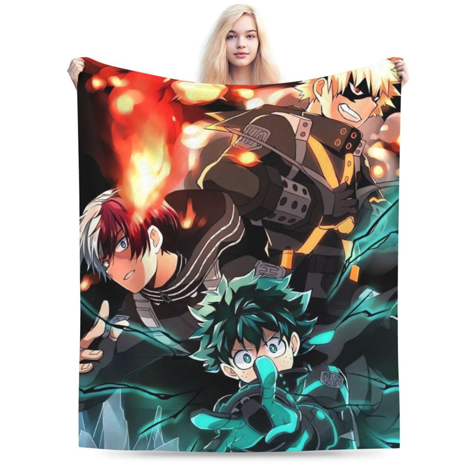 Manta De Felpa De My Hero Academia Izuku Midoriya & Katsuki | Cuotas
