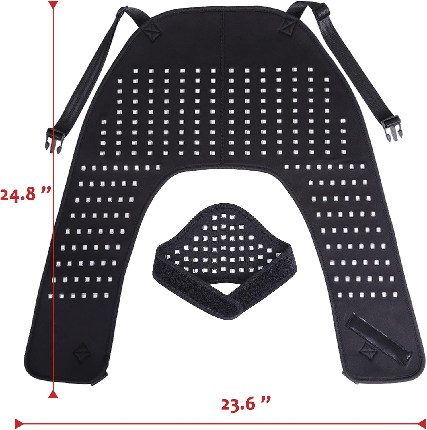 TUOB Red & Infrared Light Therapy for Shoulder & Neck, Home Use 850nm Shoulder & 880nm Neck Pad, Full Cover Light Therapy for Pain Relief & Muscle Relaxation