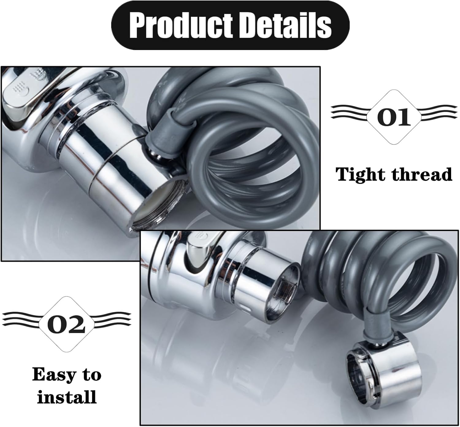 Sink Faucet Extender Professional Sink Sprayer Attachment 360° Rotatable Sink Faucet Extender Aerator with Stretchable Hose for Kitchen and Bathroom,3 Water Outlet Modes image 3