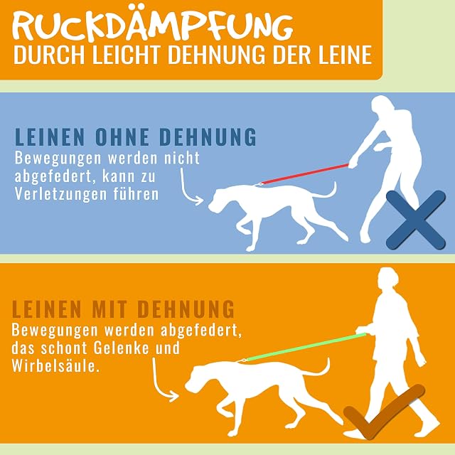 Foto 6 de 8 de Rootsnoot - Correa ajustable para perros (200 cm de largo, 1,2 cm de grosor, para perros a partir de 15 kg…