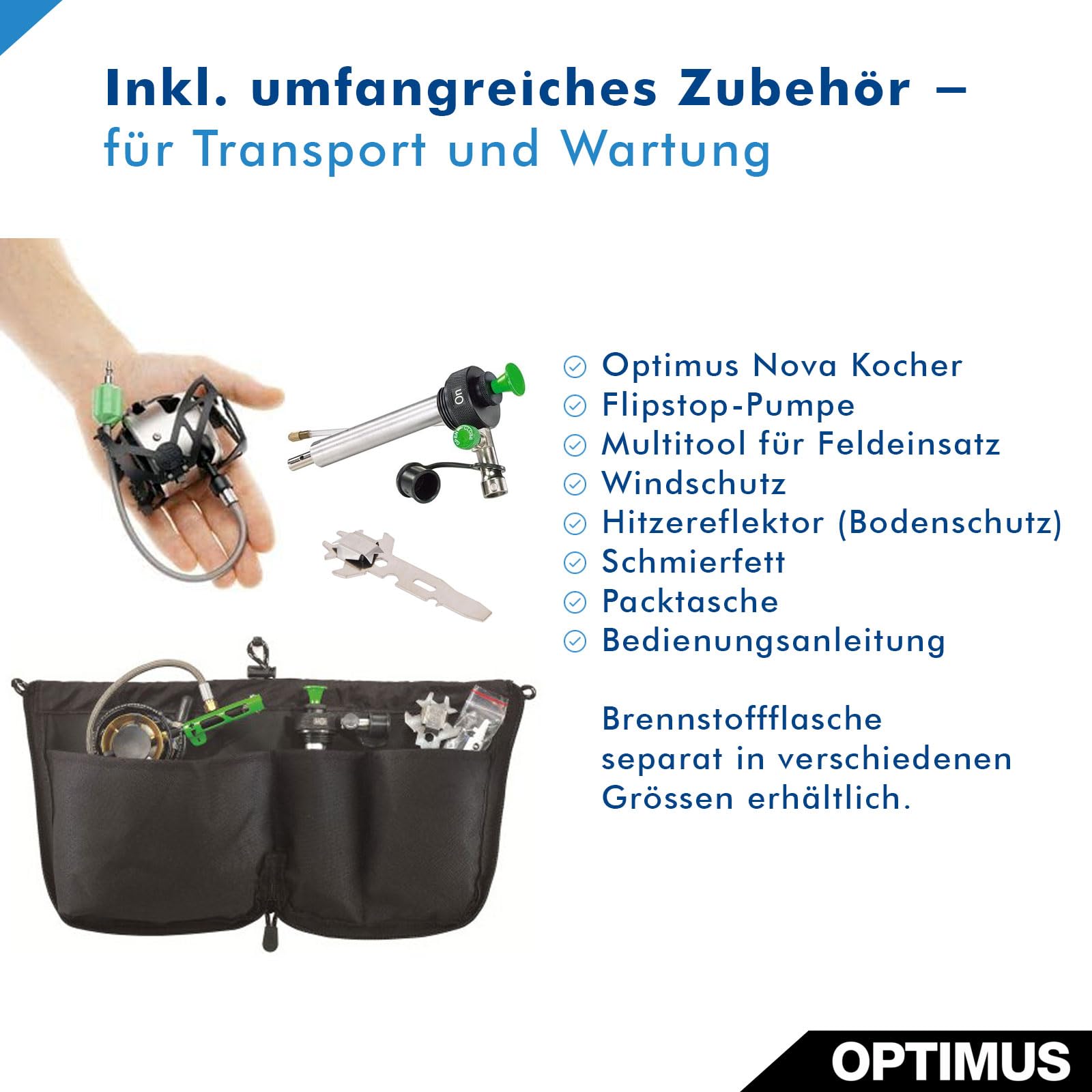 Optimus 8016276 Kocher NOVA Multifuelkocher