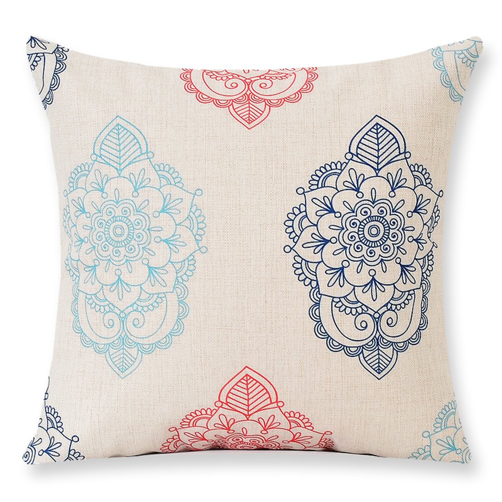 Coussins du canapé géométriques pour un salon moderne et chaleureux