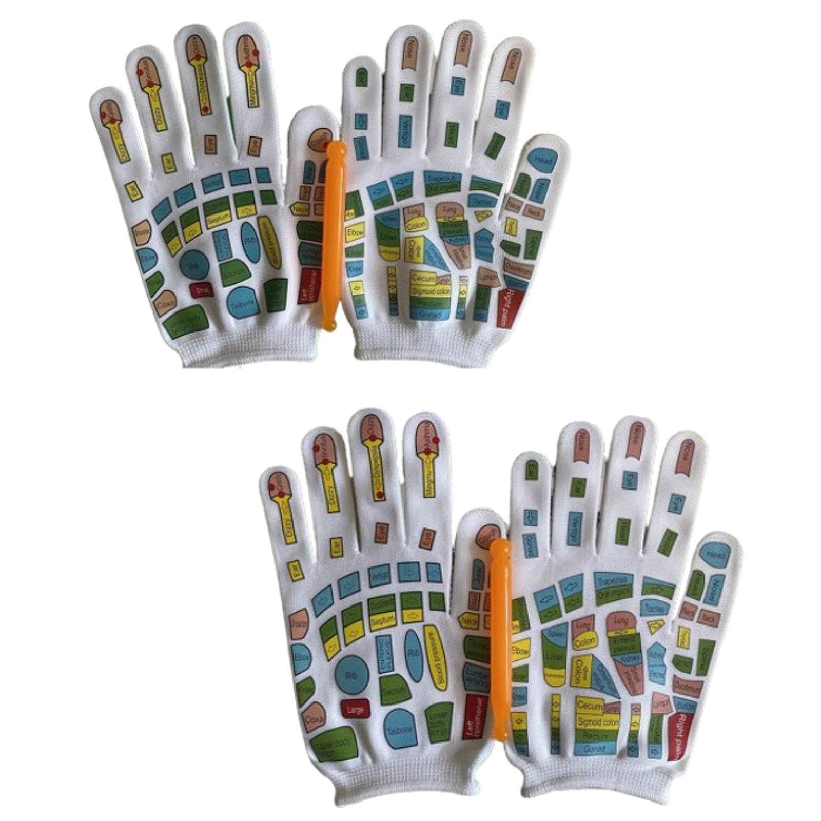 CALANDIS™ Reflexology Gloves Breathable Hand Massage Mittens for Friends Elders Adults 19cm | Gloves & Mittens | Womens Accessories-image-22