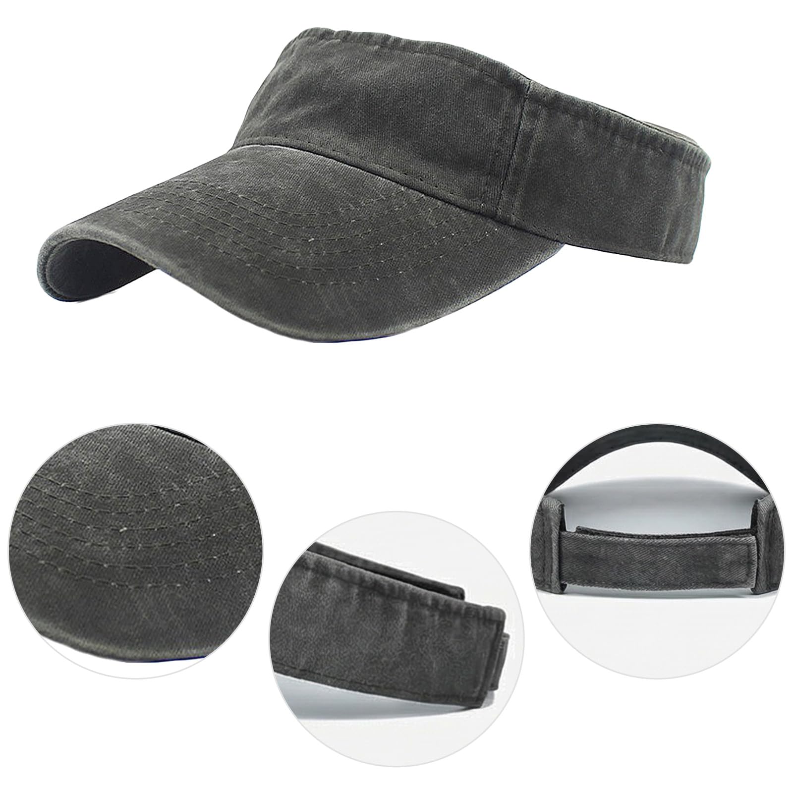 Casquette de golf unisexe avec visière pare-soleil réglable pour homme et femme
