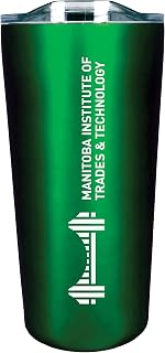 University of Winnipeg (CAN) Double Walled Soft Touch Tumbler, Design-1 - Green