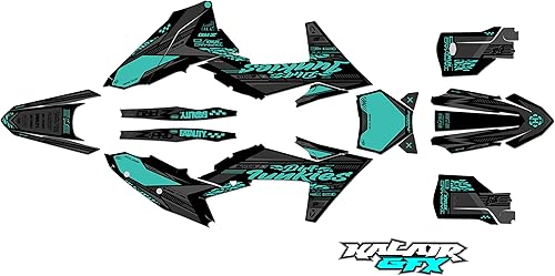 Miniatura 5 de Kalair GFX Graphics Kit for KTM ENDURO 2-STROKE 125XC,250XC And 300XC (2023) Rugged Series Smoke 16 Mil - Dirt pit bike motorcycle sticker, dirtbike