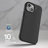 Vista 8 de ZAGG Luxe Snap - Funda protectora para iPhone 15, 14 y 13, protección contra caídas (10 pies9.8 ft), material de grafeno duradero, funda