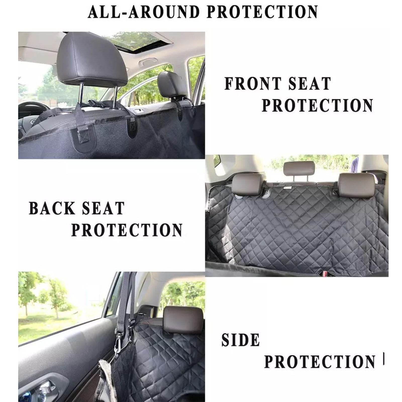 Coprisedile Auto per Cani Telo, per VW T-Cross t Cross 2018-2024 2025 Posteriore Auto per Animali Domestici Rivestimento Telo Cani Antiscivolo