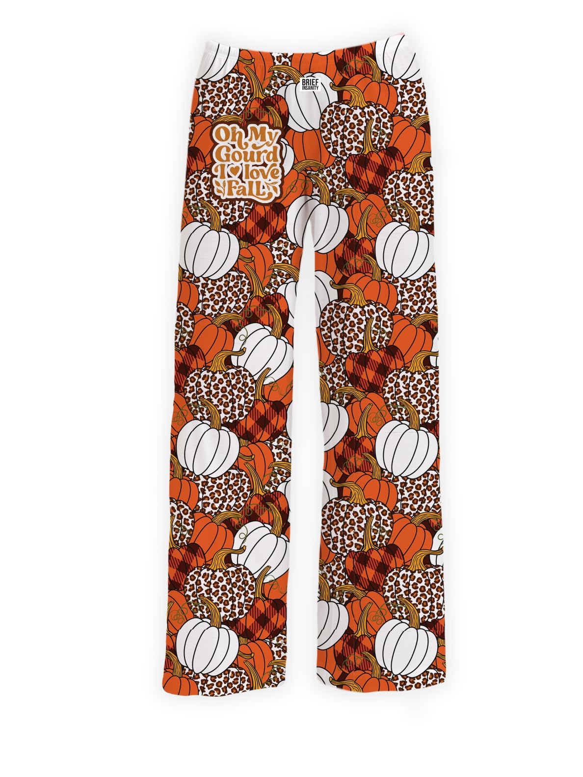 brief insanity Fall, Autumn, & Halloween Themed Pajama Pants - Men & Women Loose Fit Lounge Pants, Comfy Loungewear, S-XXL-picture-14