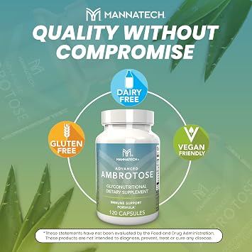 Mannatech Advanced Ambrotose 120 Capsules