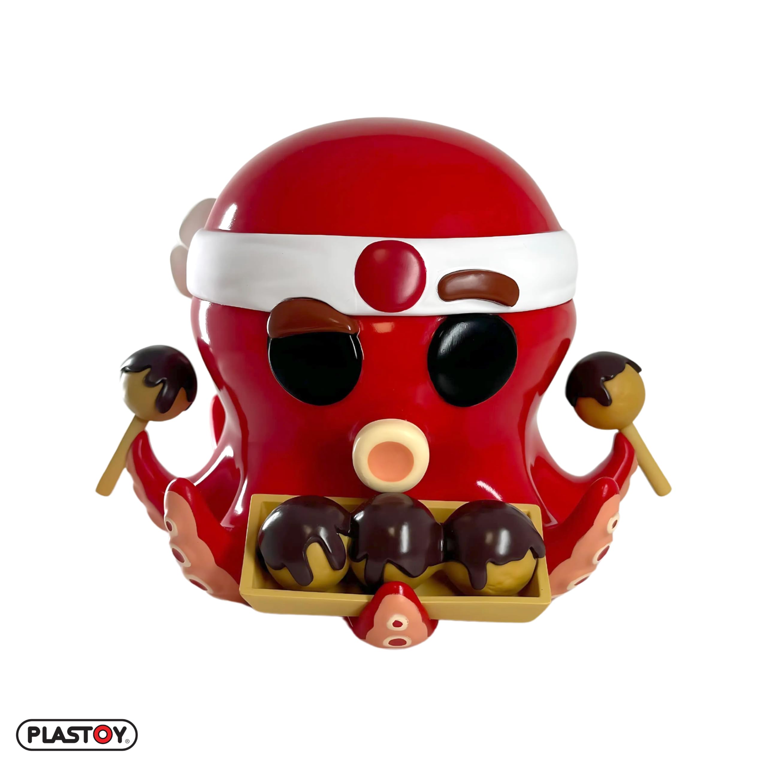 Plastoy Mogu Pets Figurine Octo Takoyaki - Plastique - 13 cm