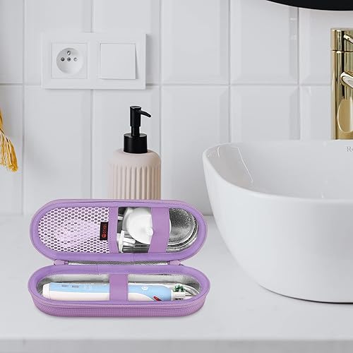 Miniatura 7 de SITHON Funda de viaje rígida para Oral-BOral-B Pro SmartseriesPhilips Sonicare cepillo de dientes eléctrico protector limpio, funda protectora a