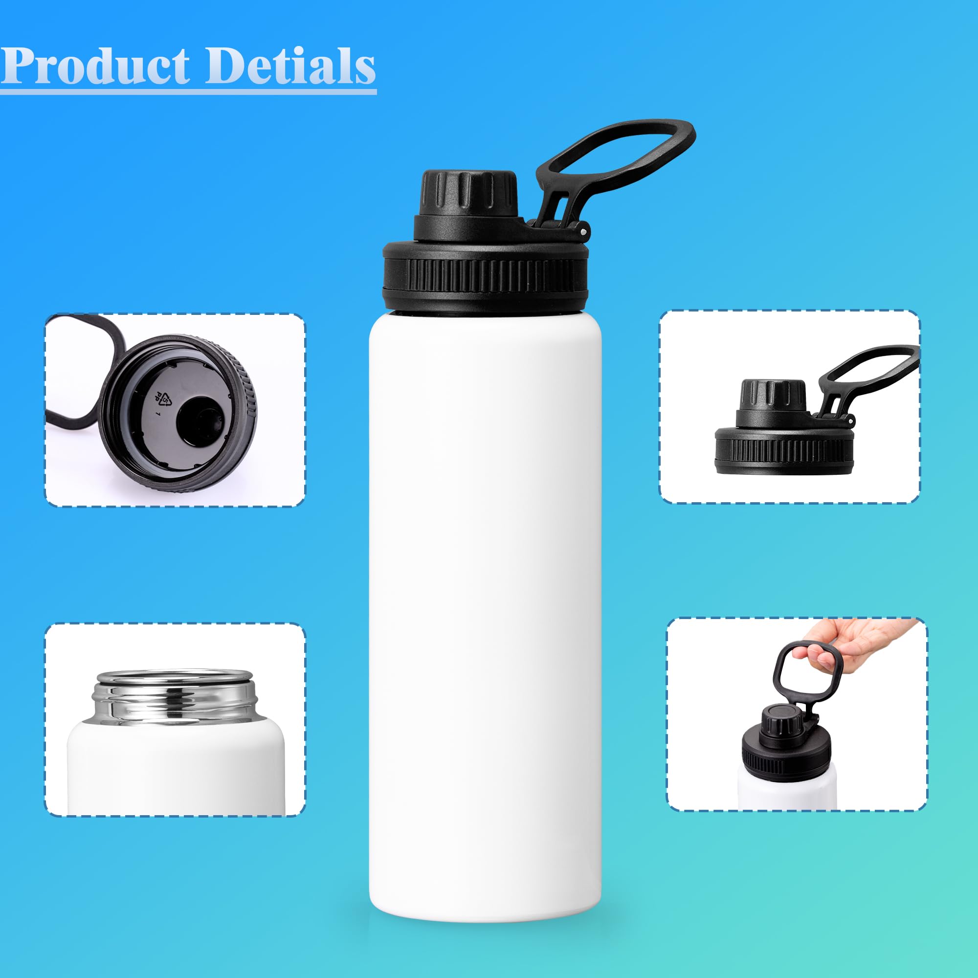 Frilich - 9 Bottiglie Con Supporto 23h Cm Raiser Inox - Foto 4