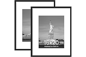 ENJOYBASICS 16 x 20 Matted Frame: Display Pictures Elegantly