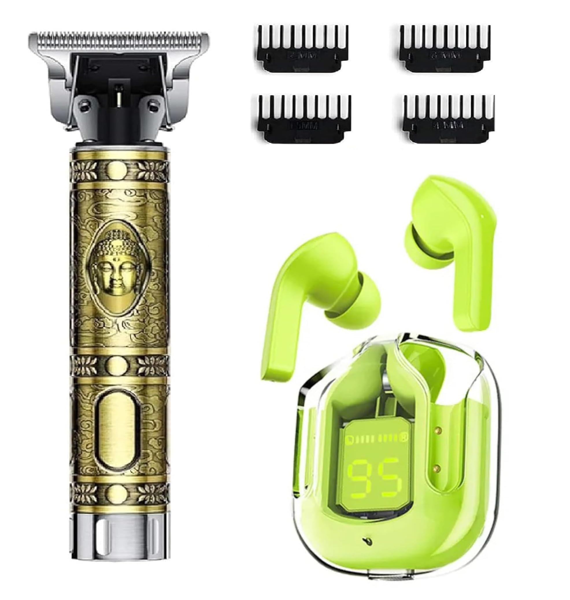 COMBO Offer Hair Trimmer Electric Machine Adjustable Blade Clipper Professional For Man (MULTYCOLOUR)-image-19