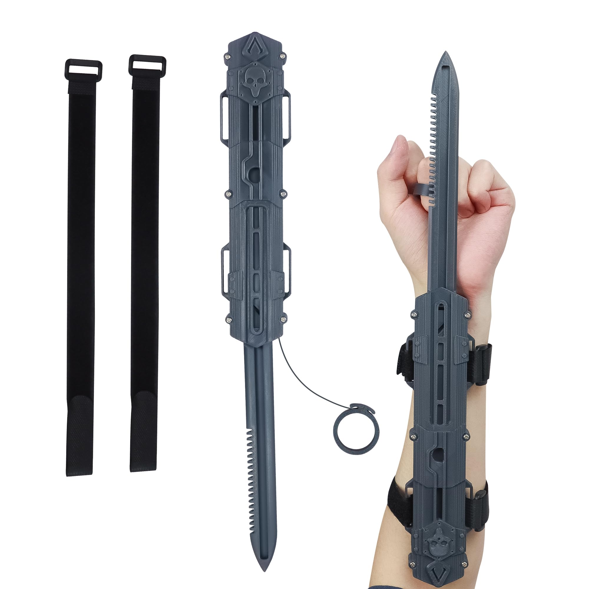 3D-gedruckte schwarze Flagge, versteckte Cosplay-Waffengegenstände, 1:1 versteckte Schwerter, Rollenspiel Assassin's Creed Bladeassin's
