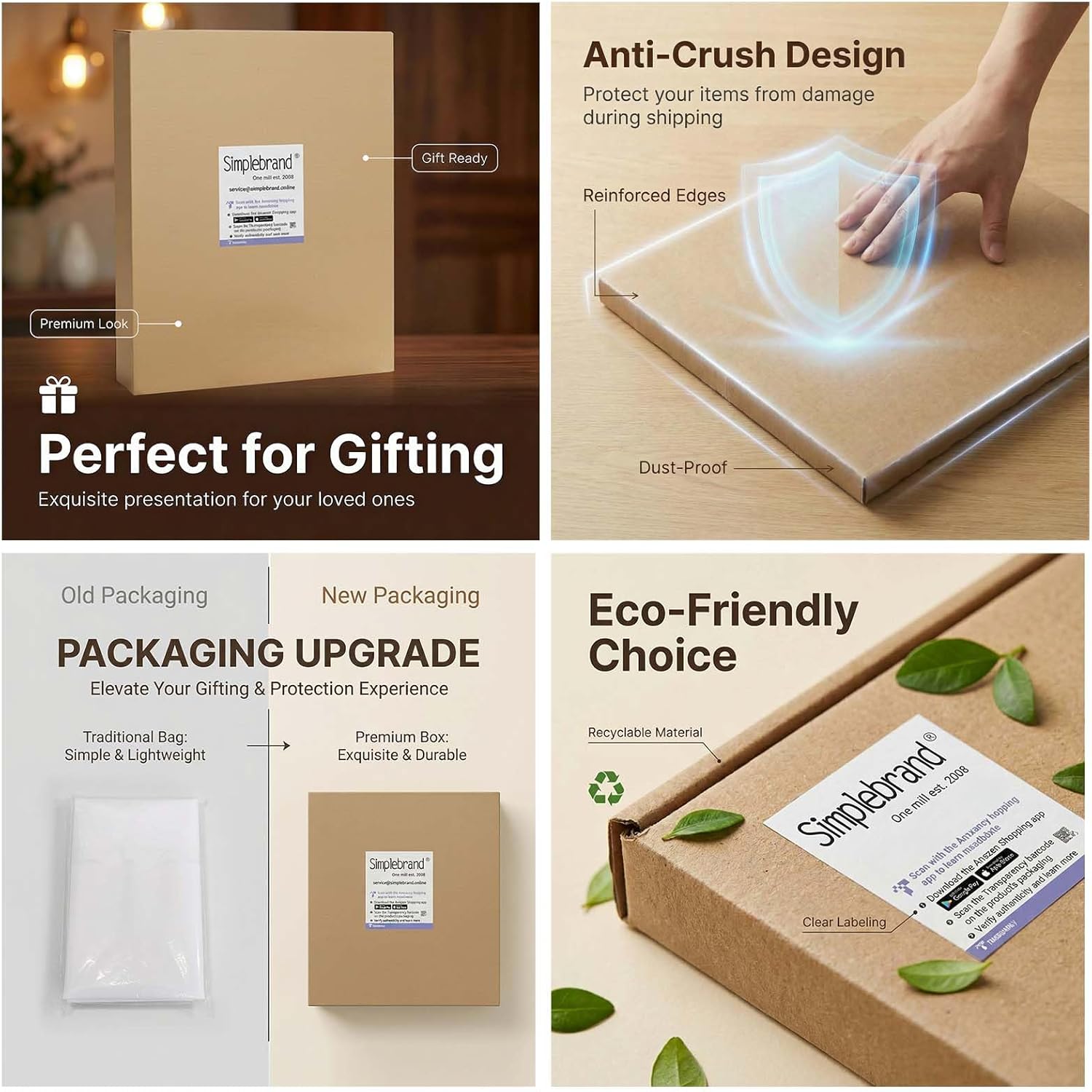 Simplebrand White Sheer Curtains, 84 Length, 2 Panels Set - Light Filtering, Rod Pocket Window Curtains for Bedroom (White, 42 W x 84 L)