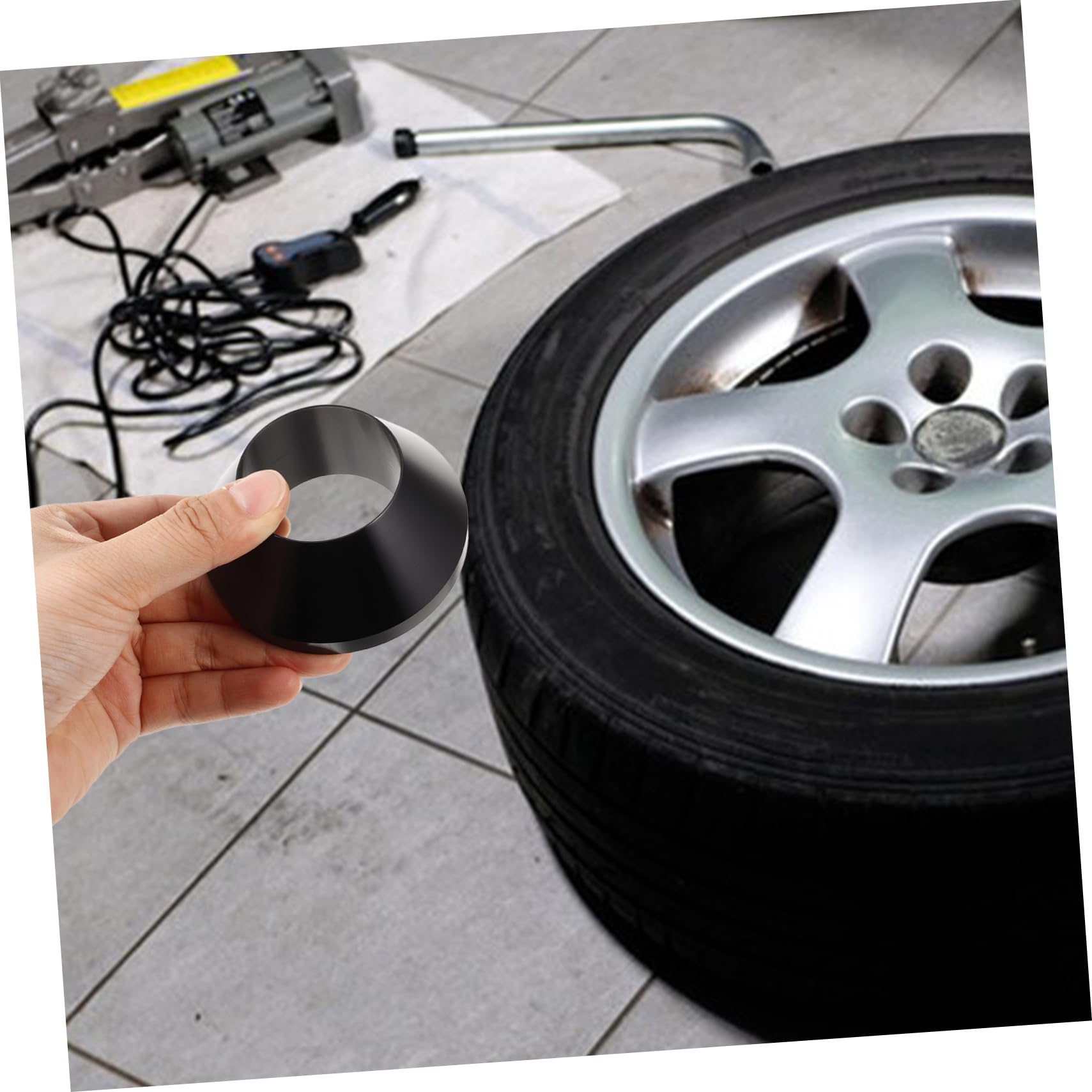 PartyKindom 5pièces Tire Changer Cone Outil De Pour Pneus De Changeur De Pneus Manuel Accessoire De Maintenance Pour Équilibrage De Outil Pratique