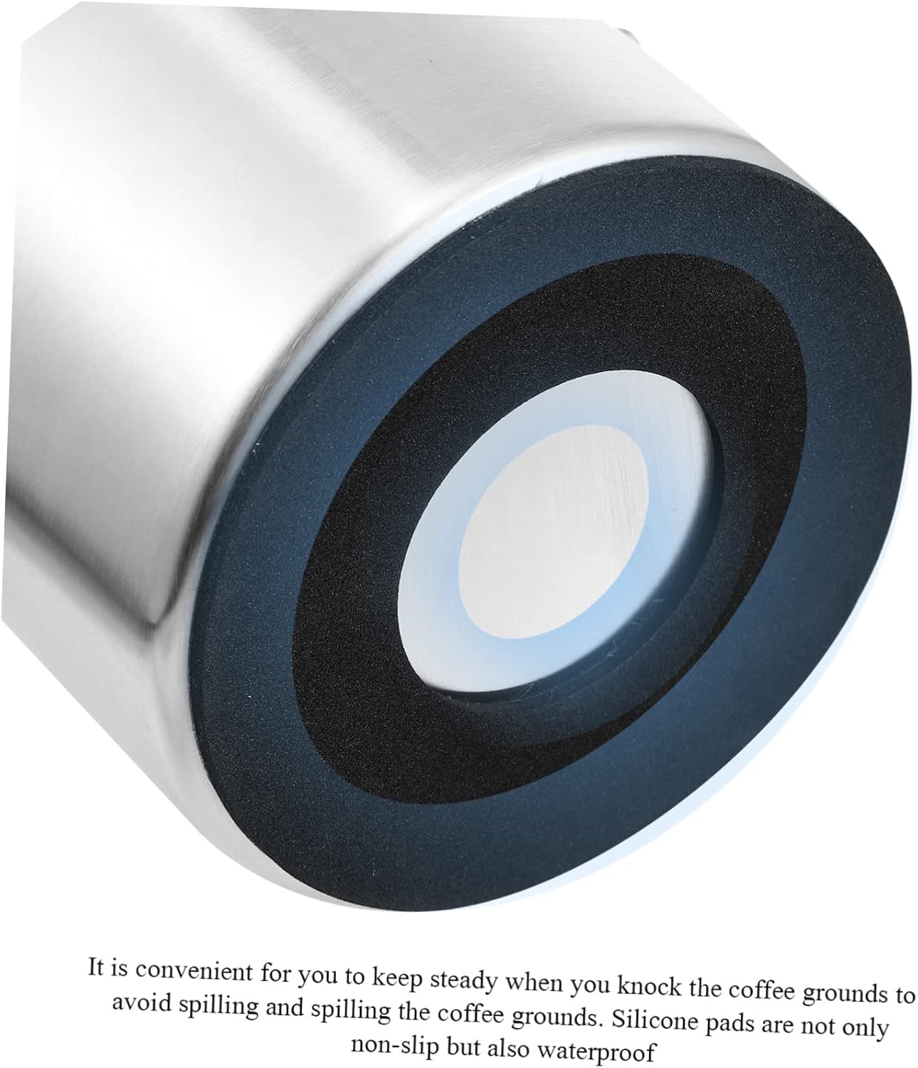 Espresso Grind Bin for Home Cafe Bar Restaurant Stainless Steel Grounds Bucket