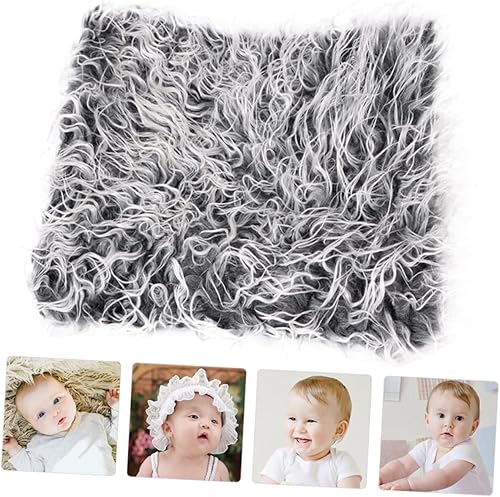 Miniatura 7 de TOYANDONA Colchoneta fotográfica de colcha, 1 unidad, accesorios para fotografía de bebé, manta para niños, manta para niños, manta para recién